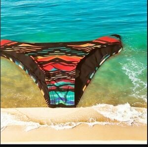 KikaRio bikini colorful size XS NWOT black red orange blue. Matches many…